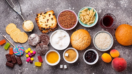 Sugary foods and desserts