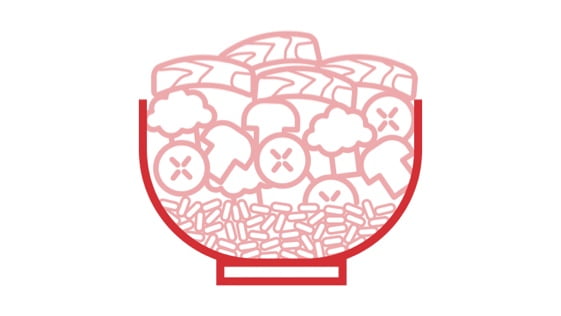 A bowl of salad