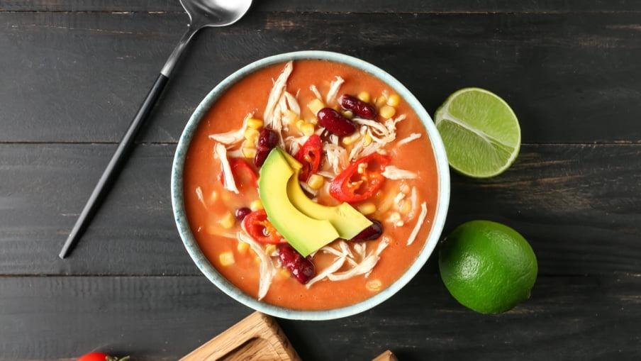 Soupe enchilada au poulet Soupe enchilada au poulet